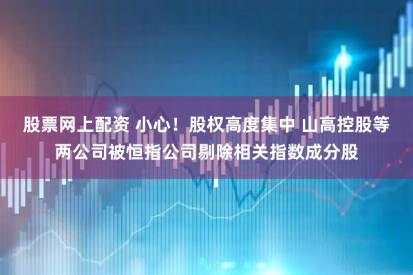 股票网上配资 小心！股权高度集中 山高控股等两公司被恒指公司剔除相关指数成分股