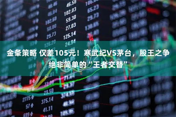金夆策略 仅差105元！寒武纪VS茅台，股王之争绝非简单的“王者交替”